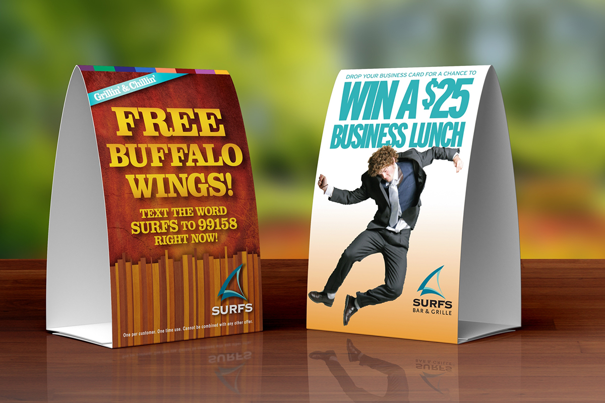 Premium Custom Table Tents printing EU
