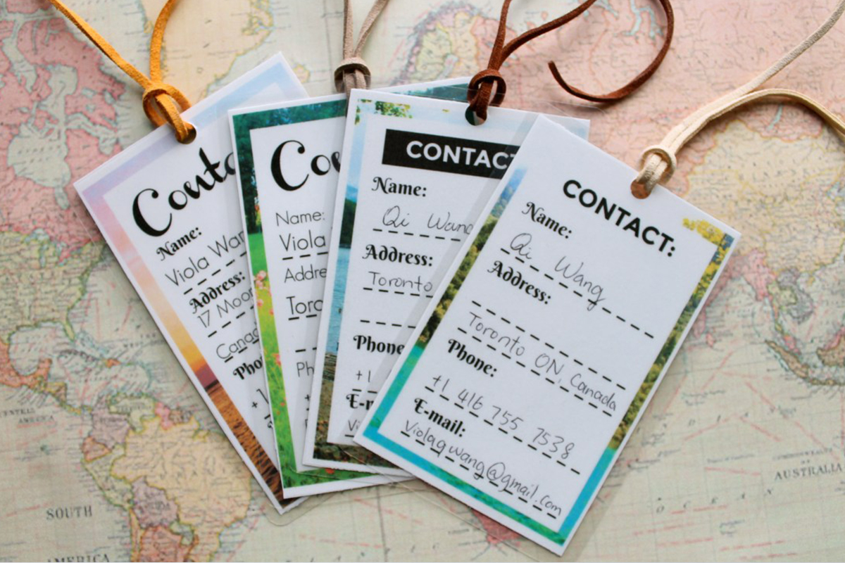Premium Luggage Tags printing EU Premium Luggage Tags printing EU