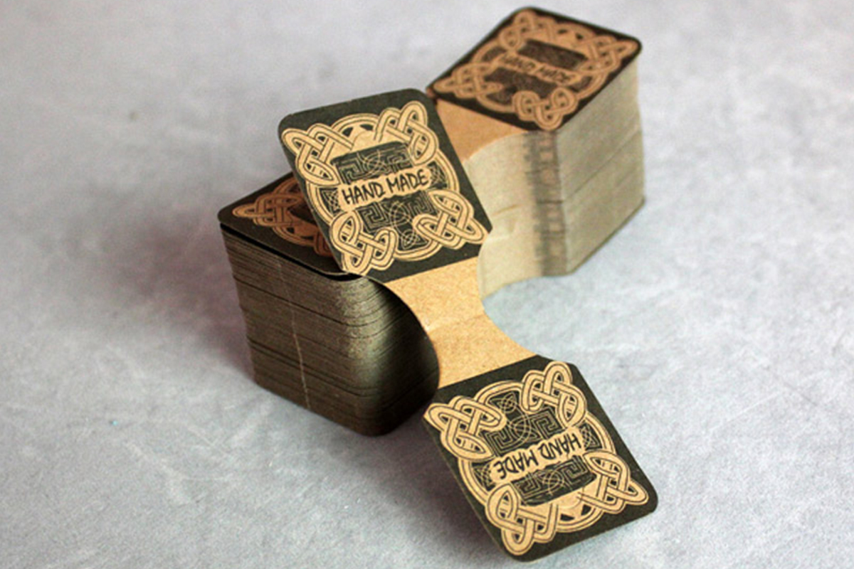 Premium Standard Fold Over Tags printing EU Premium Standard Fold Over Tags printing EU