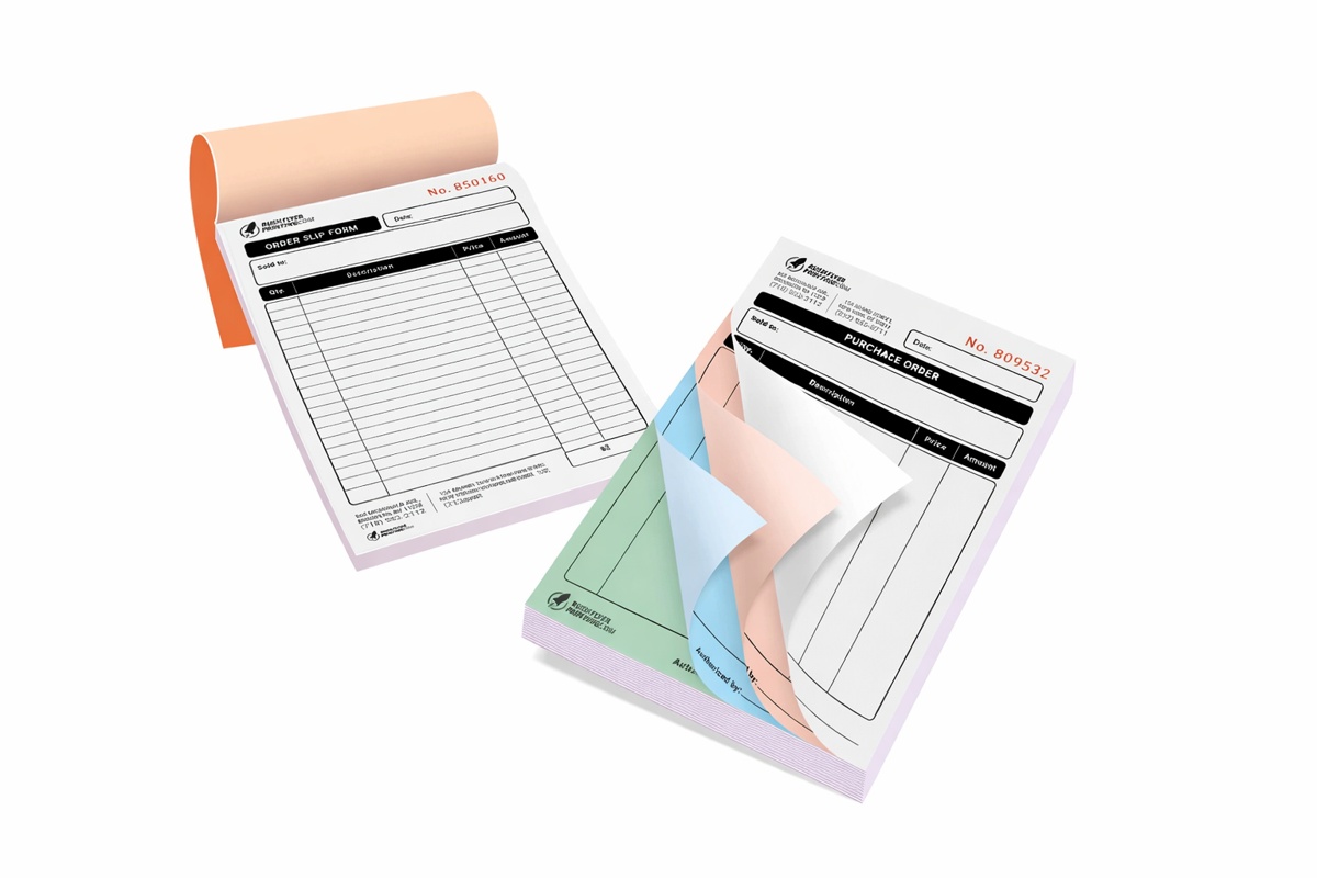 Premium Carbonless Forms Booklets printing EU Premium Carbonless Forms Booklets printing EU
